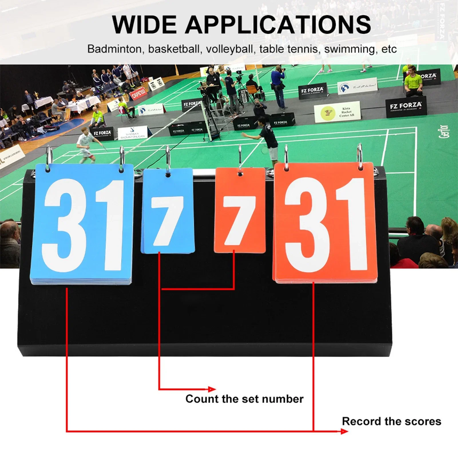 Table Tennis Scoring - لوحة نتائج للمنافسة الرياضية مكونة من