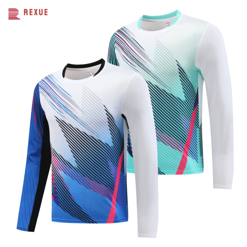 Table Tennis Shirt - قميص تنس الريشة بأكمام طويلة ،
