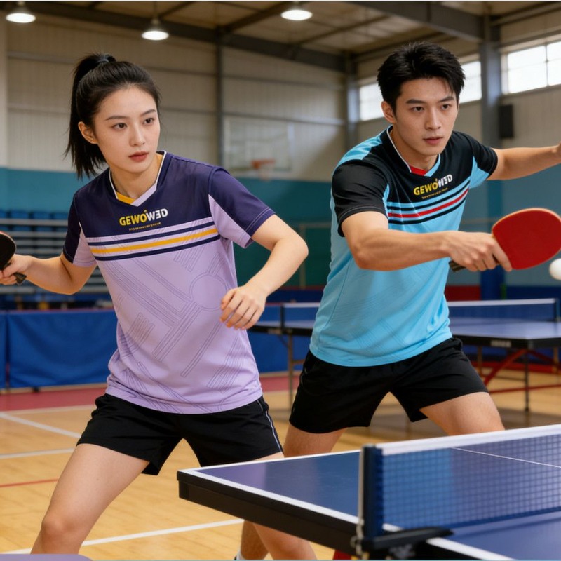تي شيرت رياضي جديد بأكمام قصير - مراجعة Table Tennis Shirt وسعره