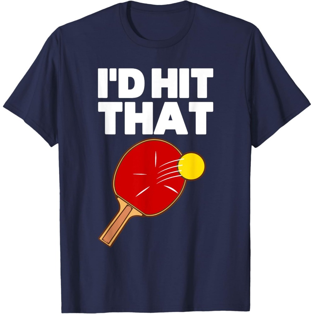 تي شيرت بتصميم تنس الطاولة الر - مراجعة Table Tennis Cartoon وسعره