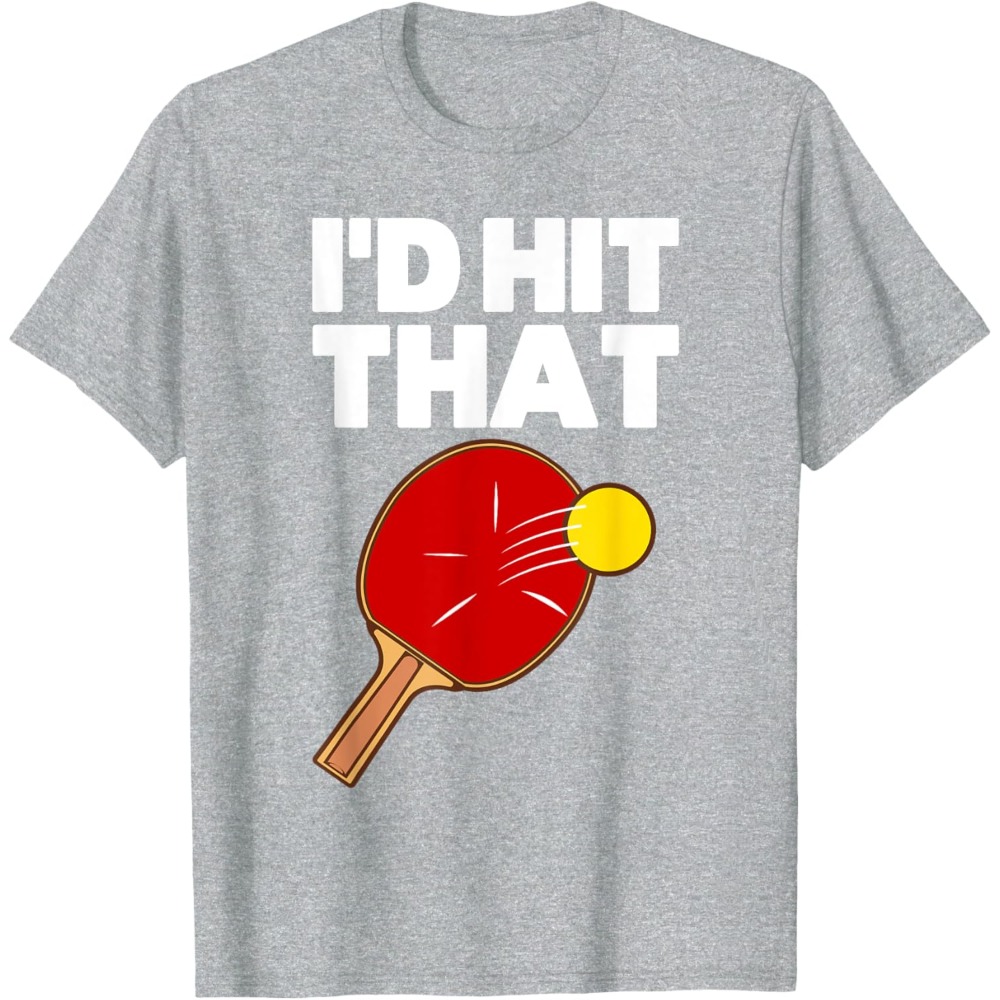 تي شيرت بتصميم تنس الطاولة الر - مراجعة Table Tennis Cartoon وسعره