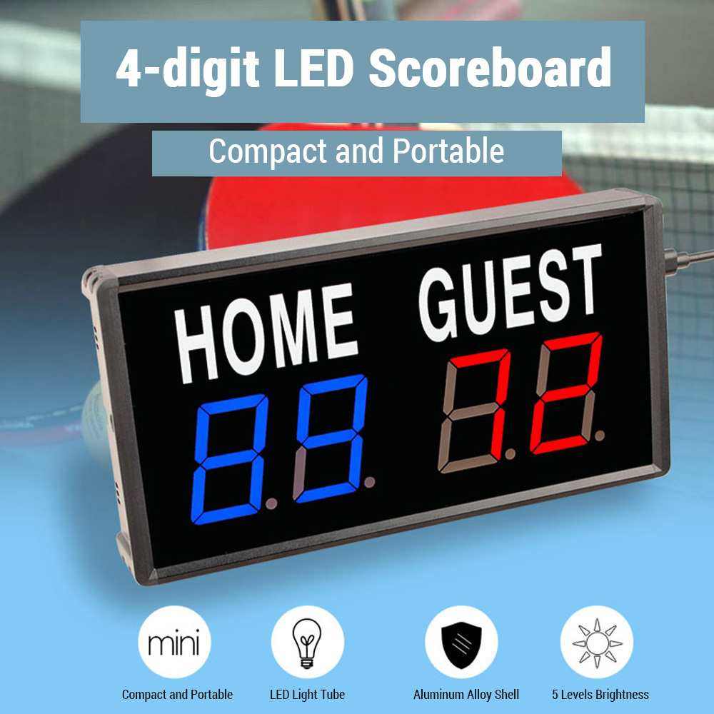لوحة نتائج رقمية محمولة بشاشة  - مراجعة Table Tennis Scoring وسعره