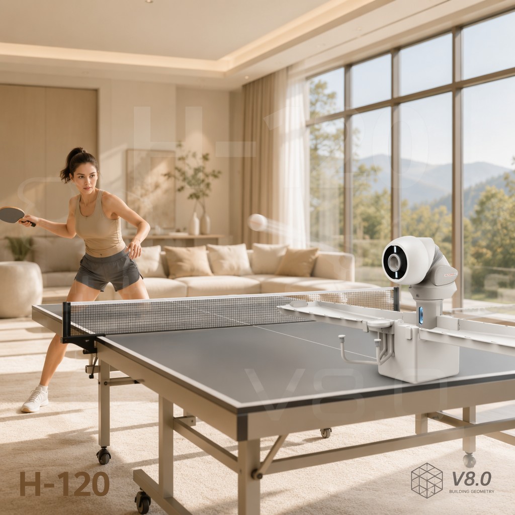 【CHIMU HOME】جهاز OMNI الذكي لت - مراجعة Table Tennis Machine وسعره